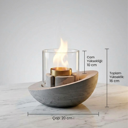Zeyart™ Beton Şömine